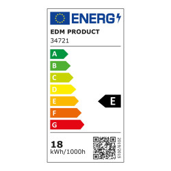 Aplique Oval Superficie LED 9W C/Rejilla ref. 34723