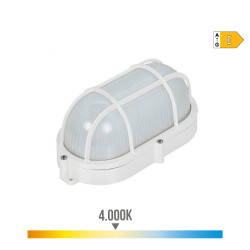 Aplique Oval Superficie LED 8W C/Rejilla ref. 34723