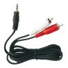 Conexión Audio Jack a 2 RCA 1,5M ref.2600933