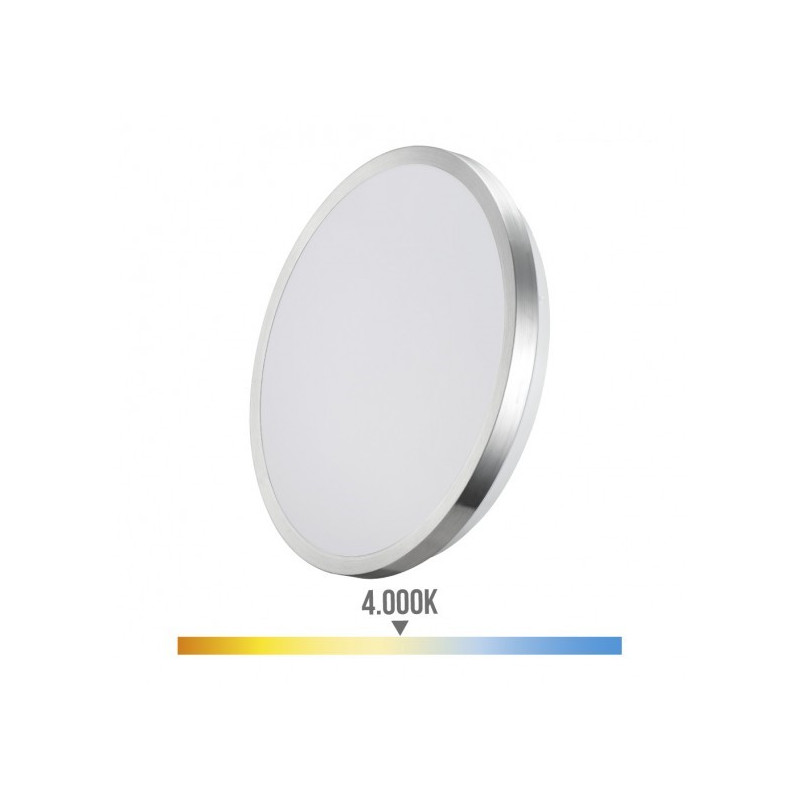 Aplique Superficie Led 24W 4000K Cromado ref. 32568