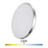 Aplique Superficie Led 24W 4000K Cromado ref. 32568