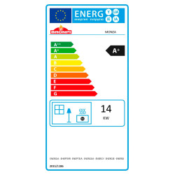 Estufa De Leña Monza 14kw Bronpi