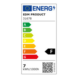 Regleta Electrónica Led C/Sensor 7W