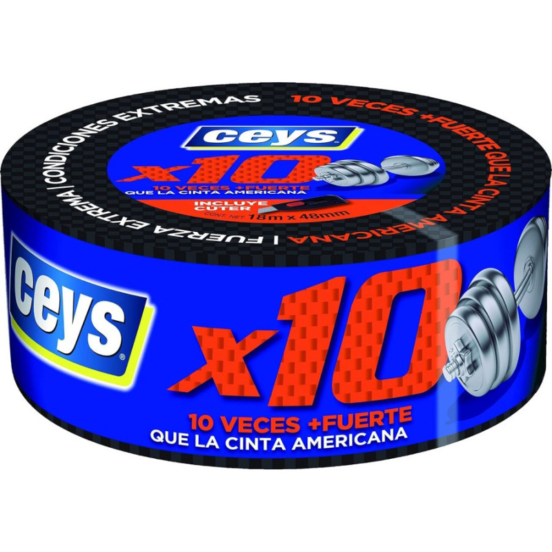 Cinta Adhesiva Extra Resistente x10 Ceys