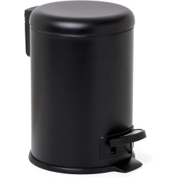 Cubo Baño Pedal Nordic Negro TATAY