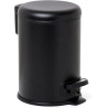 Cubo Baño Pedal Nordic Negro TATAY