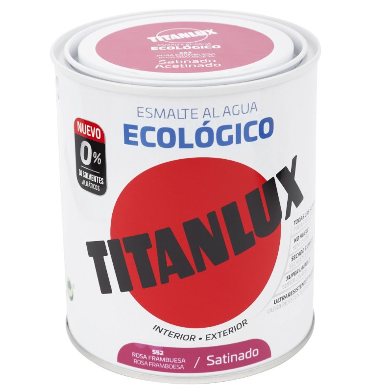 Esmalte Titanlux Ecológico Rosa Frambuesa 750ml