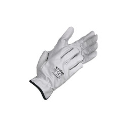 Guante Piel Blanco Talla 9