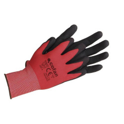 Guante Rojo/Negro Talla 10