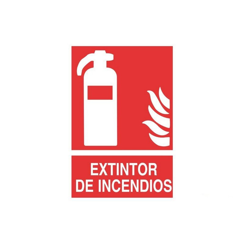 Rotulo Fluorescente Extintor De Incendios