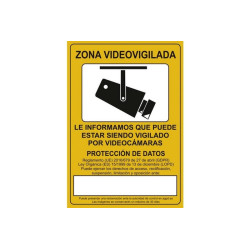 Rotulo Zona Videovigilancia 297x210