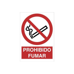 Rotulo Poliestireno Prohibido Fumar 210x297