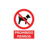 Rotulo Poliestireno Prohibido Perros 210x297