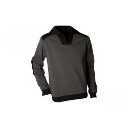 Sudadera Volta Gris-Negro T-M