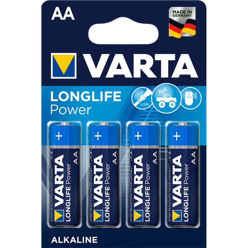 Pila Alcalina AA (blister 4 ud.) Varta