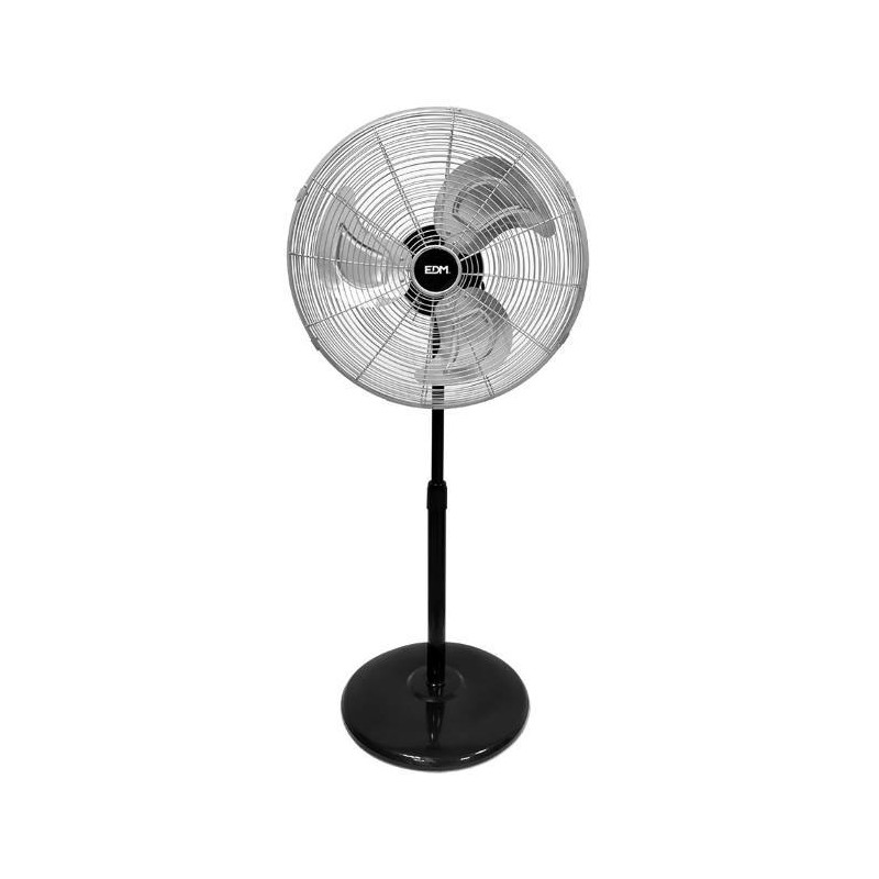 Ventilador Pie EDM Industrial Cromado 80W 33528