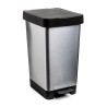 Cubo Cocina Smart Cromo 30L.