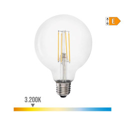 Bombilla Globo Filamento Led E-27 6W Luz Cálida