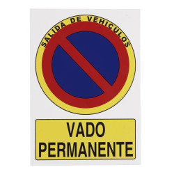 Placa Expediente Vado Permanente