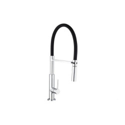 Grifo Fregadero Flexible NEGRO