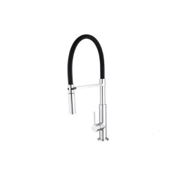 Grifo Fregadero Flexible NEGRO