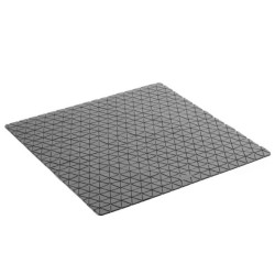 Alfombra Baño Antideslizante 54x54 Gris