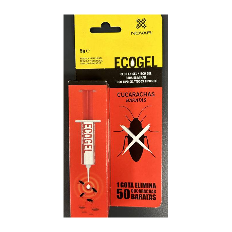 Ecogel Cucarachas 5 gr. Jeringa