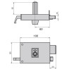 Cerradura CVL 1125/10 Izquierda