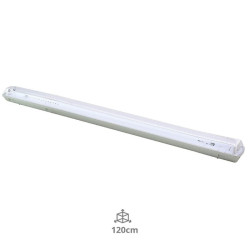 Pantalla Estanca 2 Tubos Led 120cm.