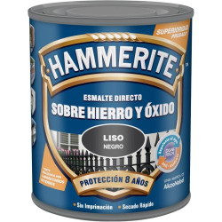 Hammerite Liso Negro Brillo 750 ml.