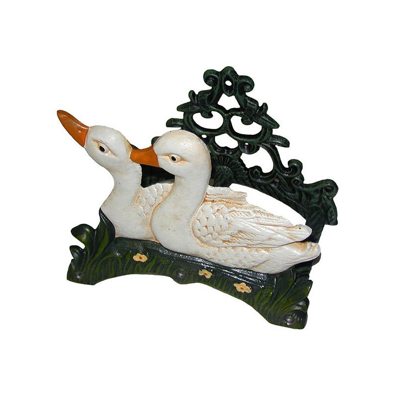 Soporte manguera jardín decorativo (2 patos)