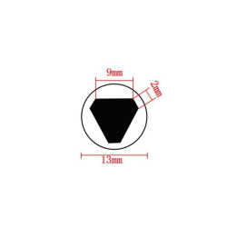 Llave Puerta Contador Luz Triangular