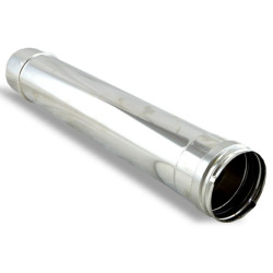 Tubo Estufa 80 Inox 0,5m Pellet BIT008