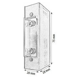 Cerradero Portero Embutir 730-901g 7,5cm