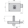 Cerradura CVL 1124/10 Derecha