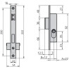 Cerradura CVL Embutir 1963A/5