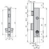 Cerradura CVL Embutir 1984/25/5