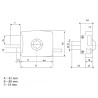 Cerradura Lince 5125A-8 Derecha