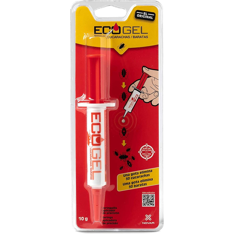 Ecogel Cucarachas 5 gr. Jeringa