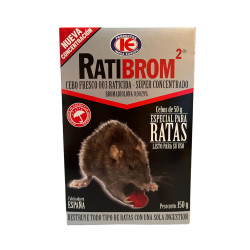 Raticida Ratibron cebo fresco 150g.