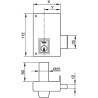 Cerradura Azbe 56 Cr 60 Izquierda