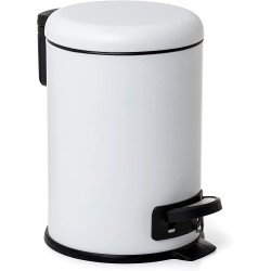 Cubo Baño Pedal Nordic Blanco TATAY