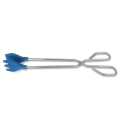 Tenacilla De Cocina Silicona 30 cm. Azul