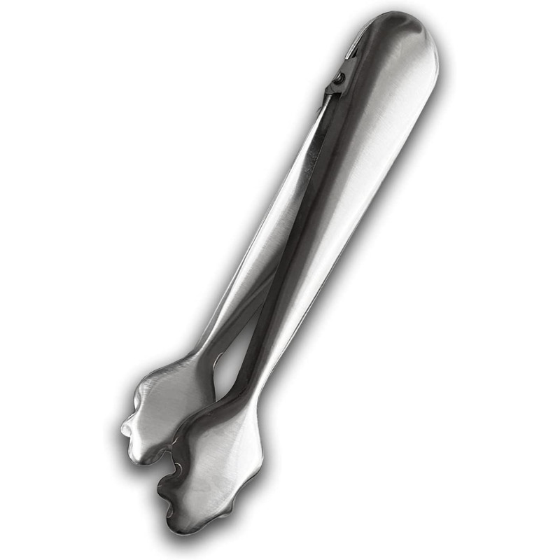 Pinza Hielo Inox. 19 cm