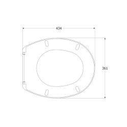 Tapa WC Yue-3 Eco