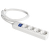 Alargadera Base 4 Con Interruptor Cable 1.5m